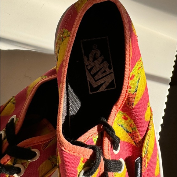 Vans Authentic Late Night Coral Taco Sneakers - Sz 6.5 women or 5 men - Picture 4 of 7